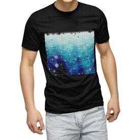 tシャツ メンズ 半袖 ブラック デザイン XS S M L XL 2XL Tシャツ ティーシャツ T shirt 黒 006856 音符　楽譜