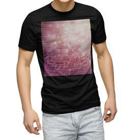 tシャツ メンズ 半袖 ブラック デザイン XS S M L XL 2XL Tシャツ ティーシャツ T shirt　黒 006875 ラグジュアリー 音符　楽譜