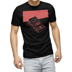 tシャツ メンズ 半袖 ブラック デザイン XS S M L XL 2XL Tシャツ ティーシャツ T shirt 黒 016143 たばこ　分煙