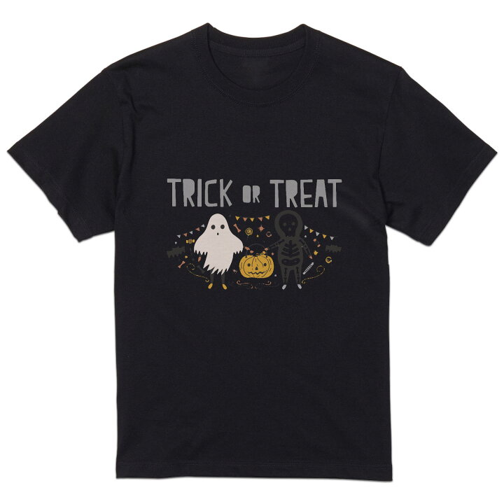 楽天市場 Tシャツ メンズ 半袖 ブラック デザイン Xs S M L Xl 2xl Tシャツ ティーシャツ T Shirt 黒 ハロウィン かわいい おばけ ガイコツ かわいい Kabeコレ