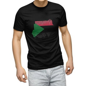 tシャツ メンズ 半袖 ブラック デザイン XS S M L XL 2XL Tシャツ ティーシャツ T shirt 黒 018955 sudan スーダン