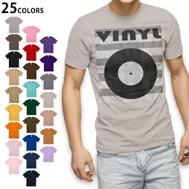 選べる25カラー tシャツ メンズ 半袖 ホワイト グレー デザイン S M L XL 2XL　3XL Tシャツ ティーシャツ T shirt011186 音楽　レコード　文字