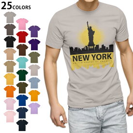 選べる25カラー tシャツ メンズ 半袖 ホワイト グレー デザイン S M L XL 2XL　3XL Tシャツ ティーシャツ T shirt011620 アメリカ　ニューヨーク　外国