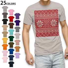 選べる25カラー tシャツ メンズ 半袖 ホワイト グレー デザイン S M L XL 2XL　3XL Tシャツ ティーシャツ T shirt012391 チェック　赤　ニット