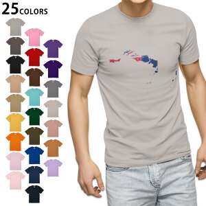 選べる25カラー tシャツ メンズ 半袖 ホワイト グレー デザイン S M L XL 2XL 3XL Tシャツ ティーシャツ T shirt 018973 turks_and_caicos タークス・カイコス諸島