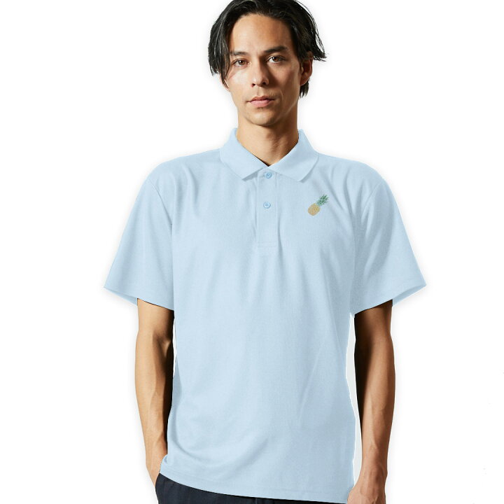 楽天市場 選べる4カラー メンズ ドライポロシャツ 鹿の子 メンズ 半袖 ホワイト グレー ライトブルー ベビーピンク ワンポイントデザイン Polo Shirt シワが付きにくい 乾きやすい Xs S M L Xl 2xl 3xl 4xl 5xl ワンポイント 果物 フルーツ パイナップル イラスト 楽天市場 選べる4カラー メンズ ドライポロシャツ 鹿の子 メンズ 半袖 ホワイト グレー ライトブルー ベビーピンク ワンポイントデザイン Polo Shirt シワが付きにくい 乾きやすい Xs S M L Xl 2xl 3xl 4xl 5xl ワンポイント 果物 フルーツ パイナップル イラスト