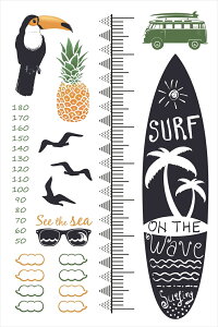 EH[XebJ[ gv LO k surf  T[tB C 90×60cm V[   ǎ ͂  JbeBOV[g wall sticker G DIY v`tH[