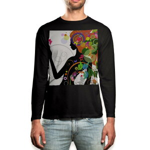 O tVc Y  ubN fUC XS S M L XL 2XL T eB[Vc  black T shirt long sleeve 002616 ԁ@@l@Jt