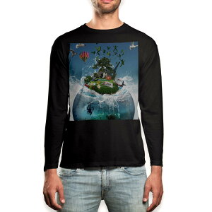 O tVc Y  ubN fUC XS S M L XL 2XL T eB[Vc  black T shirt long sleeve 003381 C@@CXg