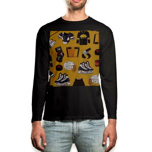 O tVc Y  ubN fUC XS S M L XL 2XL T eB[Vc  black T shirt long sleeve 004452 X|[c@CXg