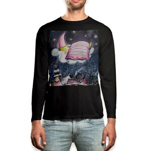 O tVc Y  ubN fUC XS S M L XL 2XL T eB[Vc  black T shirt long sleeve 004775 CXg@LN^[@~