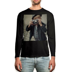 O tVc Y  ubN fUC XS S M L XL 2XL T eB[Vc  black T shirt long sleeve 006456 ʐ^@l@J