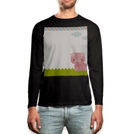 楽天市場 ブタ 柄キャラクター Tシャツ カットソー トップス メンズファッションの通販