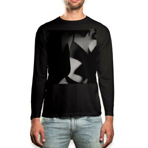 O tVc Y  ubN fUC XS S M L XL 2XL T eB[Vc  black T shirt long sleeve 007405 ʐ^@mN@l