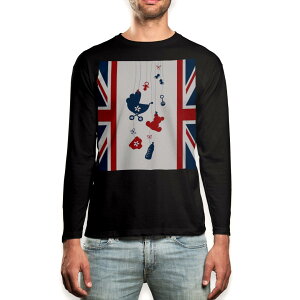 O tVc Y  ubN fUC XS S M L XL 2XL T eB[Vc  black T shirt long sleeve 007941 @ԁ@t[@efBxA