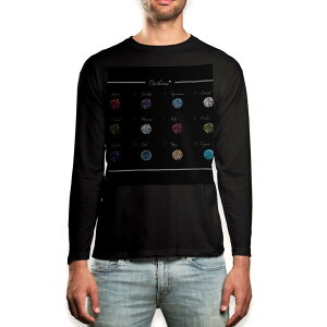 �����O t�V���c �����Y ���� �u���b�N �f�U�C�� XS S M L XL 2XL ����T �e�B�[�V���c �� black T shirt long sleeve 008281 �_�C���@��΁@�J���t���@���@�u���b�N