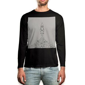 �����O t�V���c �����Y ���� �u���b�N �f�U�C�� XS S M L XL 2XL ����T �e�B�[�V���c �� black T shirt long sleeve 009928 ���P�b�g�@��蕨�@�V���v��