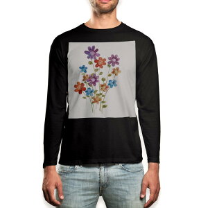 O tVc Y  ubN fUC XS S M L XL 2XL T eB[Vc  black T shirt long sleeve 010003 t[@ʁ@p