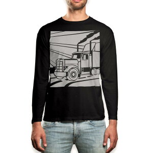 O tVc Y  ubN fUC XS S M L XL 2XL T eB[Vc  black T shirt long sleeve 010956 gbN@蕨@