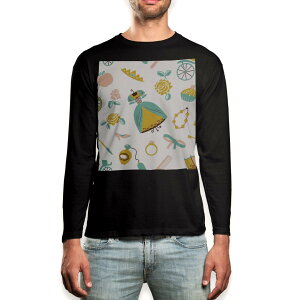 �����O t�V���c �����Y ���� �u���b�N �f�U�C�� XS S M L XL 2XL ����T �e�B�[�V���c �� black T shirt long sleeve 011273 �h���X�@�����@���