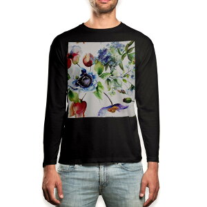 O tVc Y  ubN fUC XS S M L XL 2XL T eB[Vc  black T shirt long sleeve 011877 ԕ@t[@