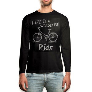 O tVc Y  ubN fUC XS S M L XL 2XL T eB[Vc  black T shirt long sleeve 016137 ]ԁ@mN