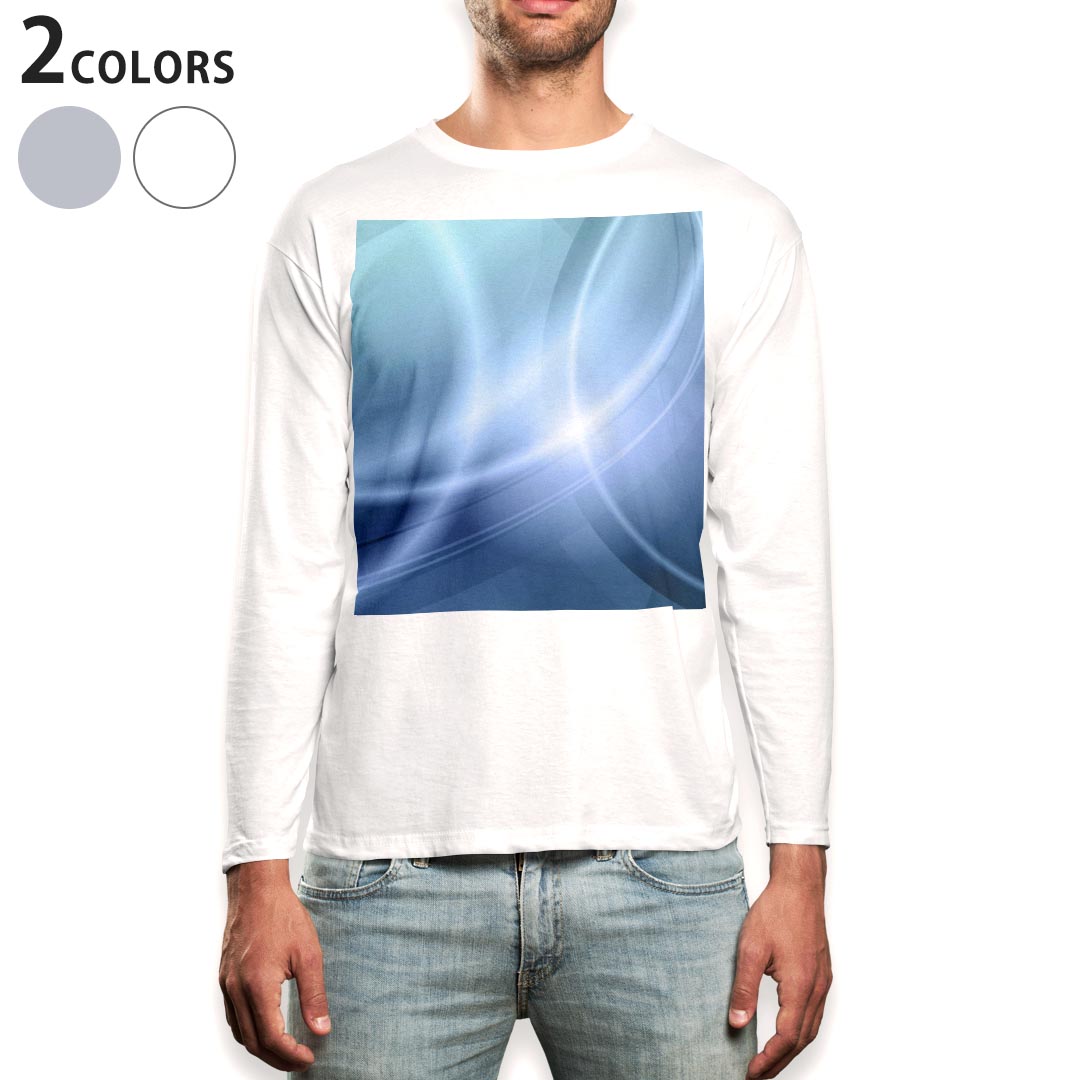 ロング tシャツ メンズ 長袖 ホワイト グレー デザイン XS S M L XL 2XL Tシャツ ティーシャツ T shirt long  sleeve 002201 シンプル 青 - www.edurng.go.th