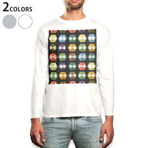 �����O t�V���c �����Y ���� �z���C�g �O���[ �f�U�C�� XS S M L XL 2XL T�V���c �e�B�[�V���c T shirt long sleeve 008595 �A�C�R���@�J���t���@�͗l�@���{��