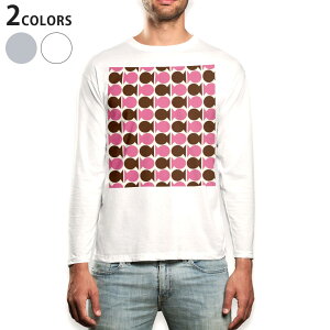 �����O t�V���c �����Y ���� �z���C�g �O���[ �f�U�C�� XS S M L XL 2XL T�V���c �e�B�[�V���c T shirt long sleeve 008930 �s���N�@�͗l�@���F�@�u���E��