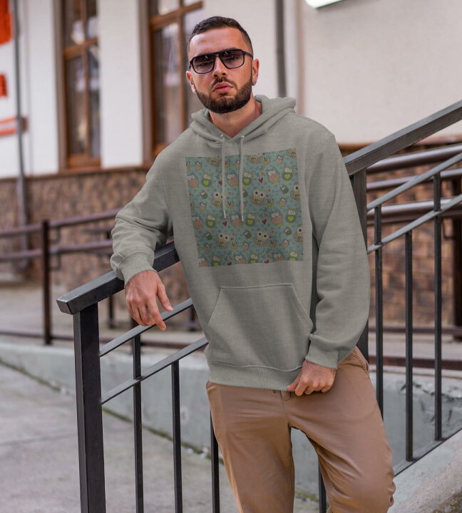 楽天市場 パーカー 男女 メンズ レディース 長袖 ホワイト グレー ブラック デザイン 150 S M L Xl 2xl Parker Hooded Sweatshirt フーディ 白 黒 灰色 フクロウ 水色 模様 水玉 Kabeコレ