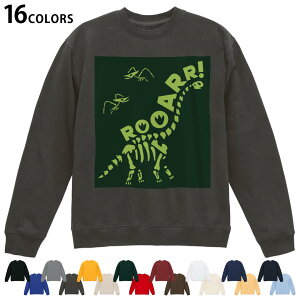 Iׂ16J[g[i[ Y fB[X jZbNX  fUC S M L XL 2XL sweatshirt@trainer XEFbg 035640 _Ci\[  Dinosaur ͌^