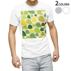 tシャツ メンズ 半袖 ホワイト グレー デザイン XS S M L XL 2XL Tシャツ ティーシャツ T shirt 000755 フラワー リーフ　葉