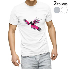 Tシャツ メンズ 半袖 ホワイト グレー デザイン S M L XL 2XL Tシャツ ティーシャツ T shirt 001569 トンボ　昆虫