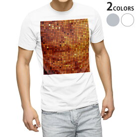 Tシャツ メンズ 半袖 ホワイト グレー デザイン S M L XL 2XL Tシャツ ティーシャツ T shirt 001947 ゴールド　ギラギラ