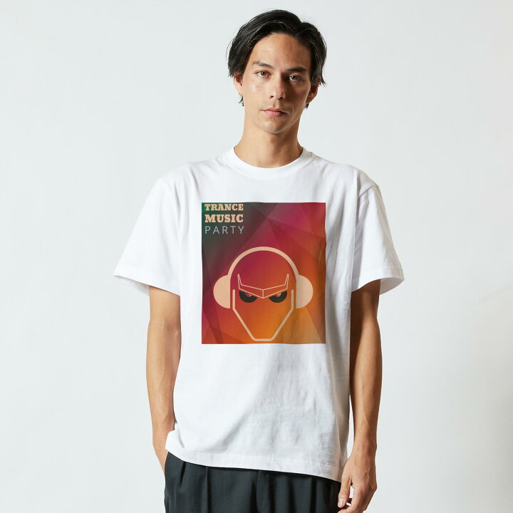 楽天市場 Tシャツ メンズ 半袖 ホワイト グレー デザイン Xs S M L Xl 2xl Tシャツ ティーシャツ T Shirt ユニーク 音楽 ヘッドフォン 赤 レッド イラスト Kabeコレ