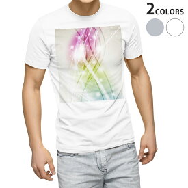 Tシャツ メンズ 半袖 ホワイト グレー デザイン S M L XL 2XL Tシャツ ティーシャツ T shirt 002097 カラフル　キラキラ