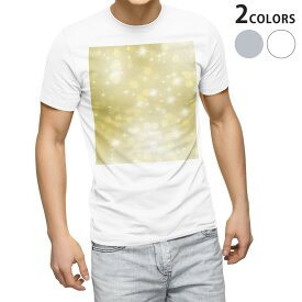 Tシャツ メンズ 半袖 ホワイト グレー デザイン S M L XL 2XL Tシャツ ティーシャツ T shirt 002166 キラキラ　ゴールド