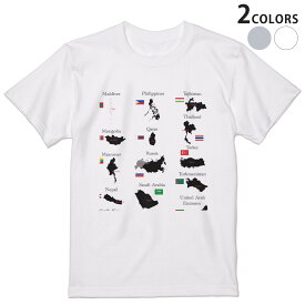 Tシャツ メンズ 半袖 ホワイト グレー デザイン S M L XL 2XL Tシャツ ティーシャツ T shirt 003441 外国　国旗　地図