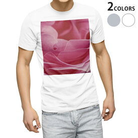 Tシャツ メンズ 半袖 ホワイト グレー デザイン S M L XL 2XL Tシャツ ティーシャツ T shirt 023681 花びら　フラワー