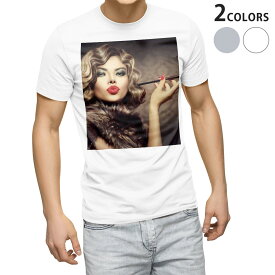 Tシャツ メンズ 半袖 ホワイト グレー デザイン S M L XL 2XL Tシャツ ティーシャツ T shirt 006564 写真　人物