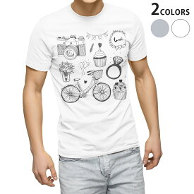 Tシャツ メンズ 半袖 ホワイト グレー デザイン S M L XL 2XL Tシャツ ティーシャツ T shirt 010178 　LOVE　カメラ