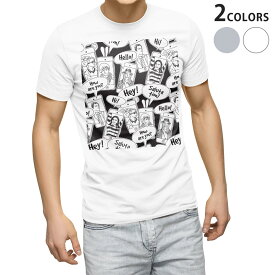 Tシャツ メンズ 半袖 ホワイト グレー デザイン S M L XL 2XL Tシャツ ティーシャツ T shirt 010395 外国　英語　イラスト