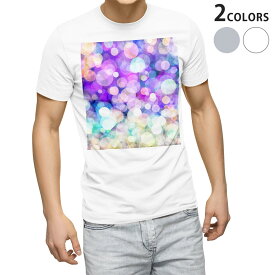 Tシャツ メンズ 半袖 ホワイト グレー デザイン S M L XL 2XL Tシャツ ティーシャツ T shirt 010468 キラキラ　紫