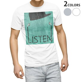 Tシャツ メンズ 半袖 ホワイト グレー デザイン S M L XL 2XL Tシャツ ティーシャツ T shirt 011185 音楽　帽子　ファッション