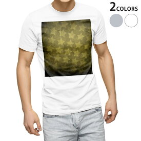 Tシャツ メンズ 半袖 ホワイト グレー デザイン S M L XL 2XL Tシャツ ティーシャツ T shirt 012064 星　レトロ　かっこいい