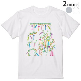 Tシャツ メンズ 半袖 ホワイト グレー デザイン S M L XL 2XL Tシャツ ティーシャツ T shirt 013441 七夕　イベント　笹