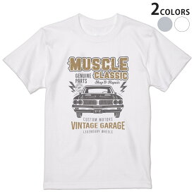 Tシャツ メンズ 半袖 ホワイト グレー デザイン S M L XL 2XL Tシャツ ティーシャツ T shirt 017531 車　ヴィンテージ　レトロ