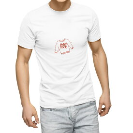 tシャツ メンズ 半袖 ホワイト グレー デザイン S M L XL 2XL Tシャツ ティーシャツ T shirt 017675 クリスマス　服　赤