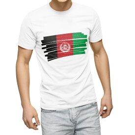 Tシャツ メンズ 半袖 ホワイト グレー デザイン S M L XL 2XL Tシャツ ティーシャツ T shirt 018375 afghanistan アフガニスタン