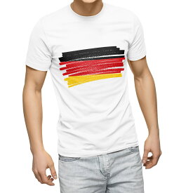 Tシャツ メンズ 半袖 ホワイト グレー デザイン S M L XL 2XL Tシャツ ティーシャツ T shirt 018454 germany ドイツ